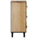 KOMODA Z LITEGO DREWNA MANGO RĘCZNIE RZEŹBIONA RETRO 40X33X75CM SZAFKA LOFT