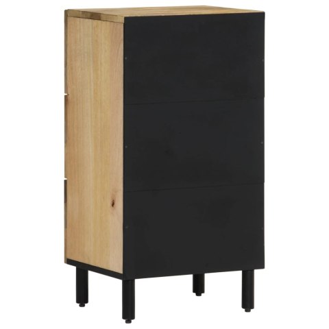 KOMODA Z LITEGO DREWNA MANGO RĘCZNIE RZEŹBIONA RETRO 40X33X75CM SZAFKA LOFT