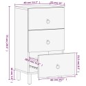 KOMODA Z LITEGO DREWNA MANGO RĘCZNIE RZEŹBIONA RETRO 40X33X75CM SZAFKA LOFT