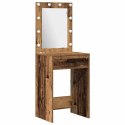 TOALETKA 2 PCS BRĄZOWA 50X41X135CM MATERIAŁ DREWNOPOCHODNY