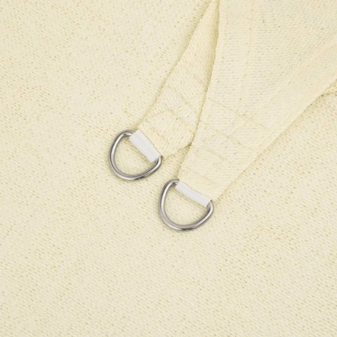 VidaXL Żagiel przeciwsłoneczny, 160 g/m², kremowy, 5x8 m, HDPE