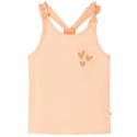 Dziecięca koszulka na ramiączka, jasny pomarańcz, 128