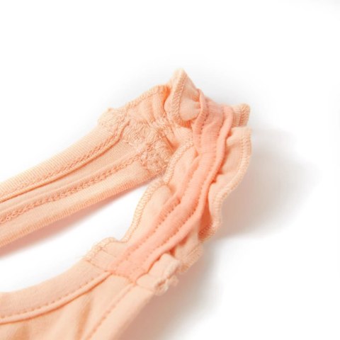 Dziecięca koszulka na ramiączka, jasny pomarańcz, 128