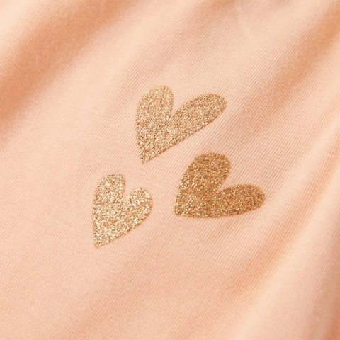 Dziecięca koszulka na ramiączka, jasny pomarańcz, 128