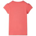 Koszulka dziecięca, koralowa, 116