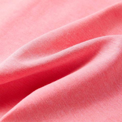 Koszulka dziecięca, neonowy róż, 116