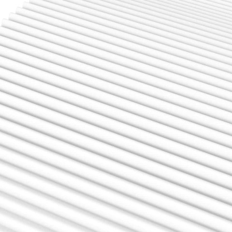 VidaXL Materac piankowy, biały, 80x210 cm, twardość H2/H3