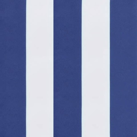 VidaXL Poduszki na krzesła z niskim oparciem, 6 szt., niebiesko-białe