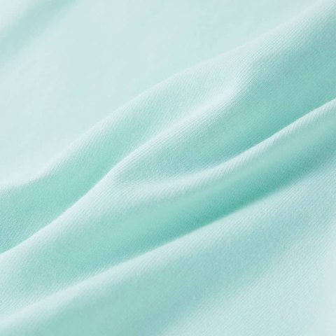 Dziecięca koszulka na ramiączkach, jasnomiętowa, 104