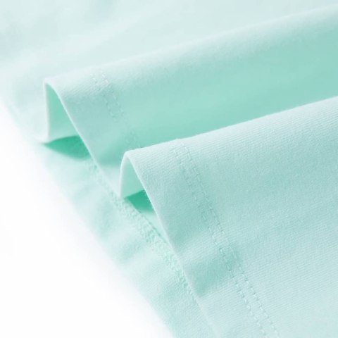 Dziecięca koszulka na ramiączkach, jasnomiętowa, 116