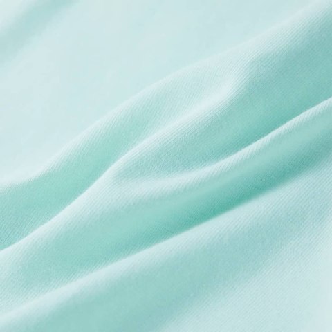 Dziecięca koszulka na ramiączkach, jasnomiętowa, 116