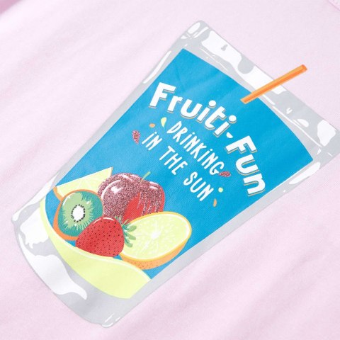 Koszulka dziecięca, delikatny róż, 140