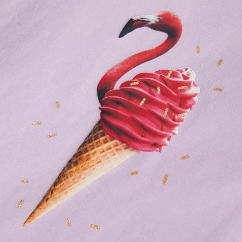 Koszulka dziecięca, liliowa, 116