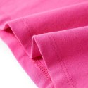 Koszulka dziecięca, półrękawki, ciemny róż, 104