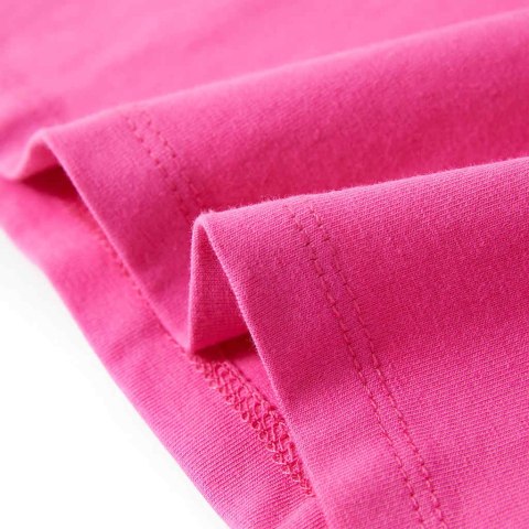 Koszulka dziecięca, półrękawki, ciemny róż, 104