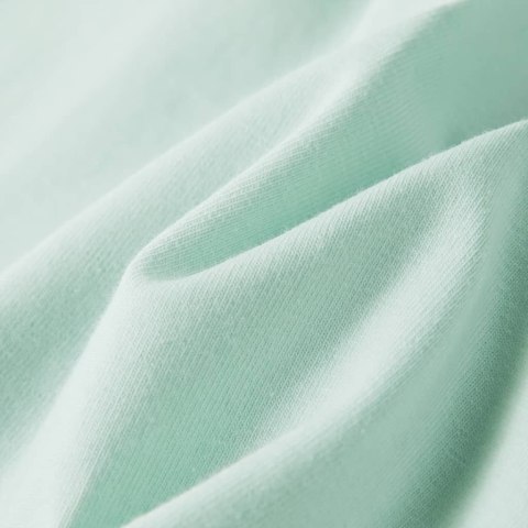 Koszulka dziecięca, półrękawki, miętowa, 140