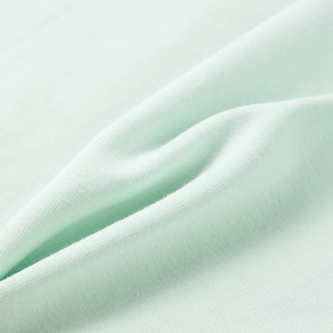 Koszulka dziecięca z krótkimi rękawami, jasnomiętowa, 104