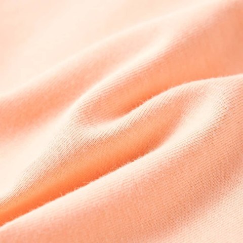 Koszulka dziecięca z krótkimi rękawami, jasnopomarańczowa, 128