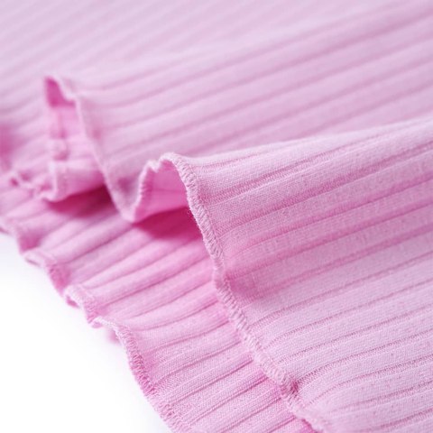 Koszulka dziecięca z krótkimi rękawami, jasnoróżowa, 104