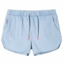 Szorty dziecięce, jasny niebieski denim, 128