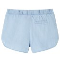 Szorty dziecięce, jasny niebieski denim, 128