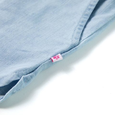 Szorty dziecięce, jasny niebieski denim, 128