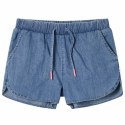 Szorty dziecięce, niebieski denim, 104