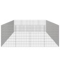 VidaXL Kojec dla zwierząt, 24 panele, 54x80 cm, galwanizowane żelazo