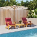 VidaXL Poduszki na krzesła Adirondack, 2 szt., winna czerwień, Oxford
