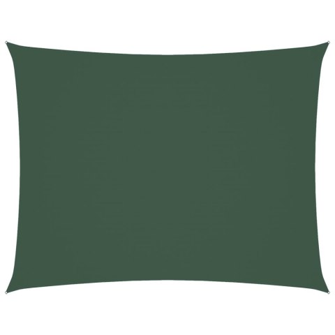 VidaXL Prostokątny żagiel ogrodowy z tkaniny Oxford, 6x8 m, zielony