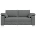 VidaXL Sofa dwuosobowa Ciemnoszary 180 cm tkanina