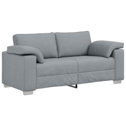 VidaXL Sofa dwuosobowa Jasnoszary 180 cm tkanina