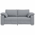 VidaXL Sofa dwuosobowa Jasnoszary 180 cm tkanina