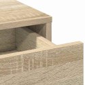 TOALETKA 2 PCS BRĄZOWA 50X41X135CM MATERIAŁ DREWNOPOCHODNY