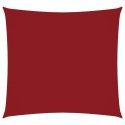 VidaXL Żagiel ogrodowy, tkanina Oxford, kwadrat, 2x2 m, czerwony