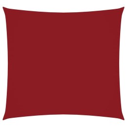 VidaXL Żagiel ogrodowy, tkanina Oxford, kwadrat, 2x2 m, czerwony