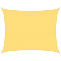VidaXL Żagiel przeciwsłoneczny, 160 g/m², beżowy, 6x8 m, HDPE