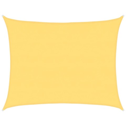 VidaXL Żagiel przeciwsłoneczny, 160 g/m², beżowy, 6x8 m, HDPE
