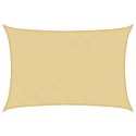 VidaXL Żagiel przeciwsłoneczny, piaskowy, 3,5x2,5 m, 100% poliester