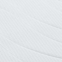 VidaXL Materac Biały 80 x 200 cm Tkanina żakardowa