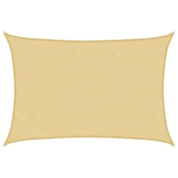 VidaXL Żagiel przeciwsłoneczny, piaskowy, 4x2,5 m, 100% poliester