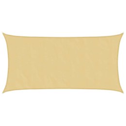 VidaXL Żagiel przeciwsłoneczny, piaskowy, 4,5x2,5 m, 100% poliester
