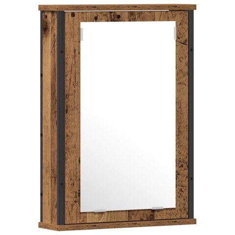 VidaXL Zestaw mebli łazienkowych 2 pcs Brązowy Materiał drewnopochodny