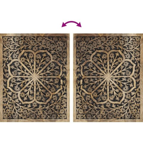 VidaXL 4-cz. zestaw mebli łazienkowych, lite drewno mango