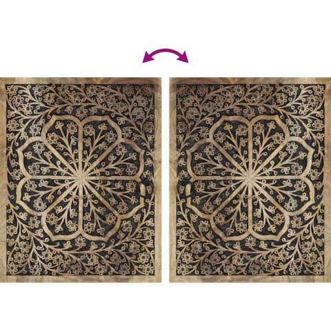 VidaXL 5-cz. zestaw mebli łazienkowych, lite drewno mango