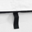 VidaXL Daszek bimini ze ściankami, 4 pałąki, 243x(170-182)x137 cm