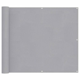 VidaXL Ekran balkonowy Aluminium Oxford powlekany PU