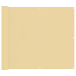 VidaXL Ekran balkonowy Aluminium Oxford powlekany PU