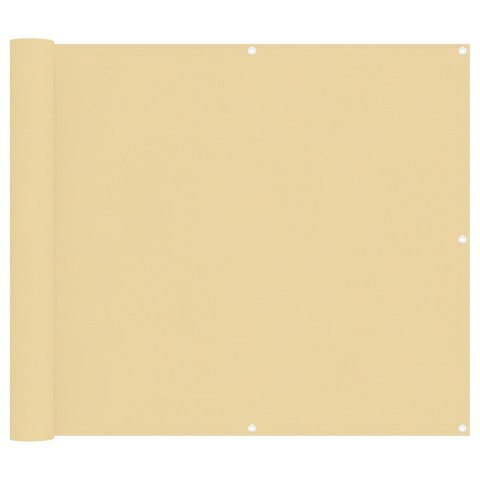 VidaXL Ekran balkonowy Aluminium Oxford powlekany PU