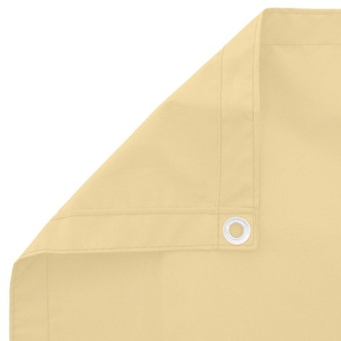 VidaXL Ekran balkonowy Aluminium Oxford powlekany PU